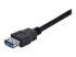 StarTech.com 1m Black SuperSpeed USB 3.0 Extension Cable A to A - Close up