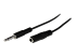 StarTech.com 2m Slim 3.5mm Stereo Extension Audio Cable - Right-angle