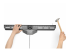 StarTech.com No-Stud TV Wall Mount, Low Profile Heavy Duty VESA TV Wall Mount for up to 80 inch Display (110lb/50kg), Universal Television Wall Mount, Studless Tilting Flat Screen Mount - Front