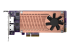 QNAP QM2-2P2G2T - Storage controller - Front