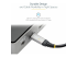 StarTech.com 20" (50cm) USB C Cable 10Gbps, USB 3.1/3.2 Gen 2 Type-C Cable, 100W (5A) Power Delivery Charging, DP Alt Mode, USB-C to C Cord, For USB-C Laptop, Phone, Device, Charge/Sync - Close up