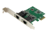 StarTech.com Dual Port Gigabit PCI Express Server Network Adapter Card - Left-angle