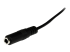 StarTech.com 2m Slim 3.5mm Stereo Extension Audio Cable - Right-angle
