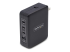 StarTech.com 140W USB-C Wall Charger, USB-C/USB-A, PD GaN Power Adapter - Left-angle