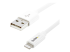 StarTech.com 2m (6ft) Long White Apple 8-pin Lightning Connector to USB Cable for iPhone / iPod / iPad - Close up