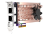 QNAP QM2-2P2G2T - Storage controller - Left-angle