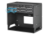 StarTech.com 8U Open Frame Wall Mount Network Rack w/ Built in Shelf - Right-angle