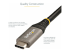 StarTech.com 20" (50cm) USB C Cable 10Gbps, USB 3.1/3.2 Gen 2 Type-C Cable, 100W (5A) Power Delivery Charging, DP Alt Mode, USB-C to C Cord, For USB-C Laptop, Phone, Device, Charge/Sync - Close up