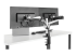 StarTech.com Desk Mount Dual Monitor Arm - Back