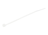 StarTech.com 10cm(4") Cable Ties, 2mm(1/16") wide, 22mm(7/8") Bundle Diameter, 8kg(18lb) Tensile Strength, Nylon Self Locking Zip Ties with Curved Tip, 94V-2/UL Listed, 100 Pack, White - Back