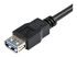StarTech.com 2m Black SuperSpeed USB 3.0 Extension Cable A to A - Close up