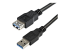 StarTech.com 2m Black SuperSpeed USB 3.0 Extension Cable A to A - Close up