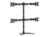StarTech.com Quad Monitor Stand - Left-angle