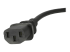StarTech.com 10ft (3m) UK Computer Power Cable, 18AWG, BS 1363 to C13 Power Cord, 10A 250V, Black Replacement AC Power Cord, TV/Monitor Power Cable, BS 1363 to IEC 60320 C13 Kettle Lead - Close up