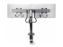 StarTech.com Desk Mount Dual Monitor Arm w/ Crossbar, Up To 27" Displays - Back