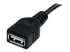 StarTech.com 6 ft Black USB 2.0 Extension Cable A to A - Close up