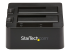 StarTech.com Dual-Bay USB 3.1 to SATA Hard Drive Docking Station, USB 3.1 (10 Gbps) Hard Drive Dock, External 2.53.5 SATA IIIIII, SSDHDD Docking Station, Hot-Swap Hard Drive Bay - Front