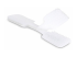 StarTech.com 3.5in (9cm) Cable Labels, 100 Pack White, Cable/Cord Tags (CABLE-TAG-HLWH) - Left-angle