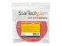 StarTech.com 25ft Hook and Loop Roll, Cut-to-Size Reusable Cable Ties, Bulk Industrial Wire Fastener Tape / Adjustable Fabric Wraps Red / Resuable Self Gripping Cable Management Straps - Front