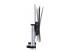 StarTech.com Rolling TV Cart/Stand On Wheels, Up to 100inch/220lb Screens - Left side