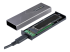 StarTech.com USB-C 10Gbps to M.2 NVMe or M.2 SATA SSD Enclosure, Tool-free M.2 PCIe/SATA NGFF SSD Enclosure, Portable Aluminum Case, USB Type-C & USB-A Host Cables, For 2230/2242/2260/2280 - Inside